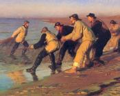 佩德 塞韦林 克罗耳 : Pescadores en la playa